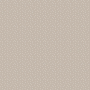 Baumwollstoff Tupfen taupe - weiß von acufactum